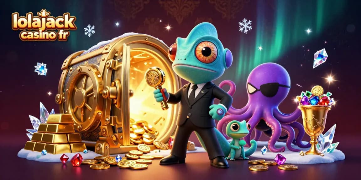 Experience thrilling gameplay at lolajack casino fr with vibrant characters and dazzling treasures in an exciting casino setting.