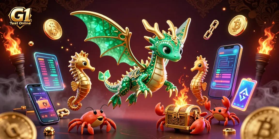 Engage with G1 Test Online through our immersive and vibrant casino-themed illustration.