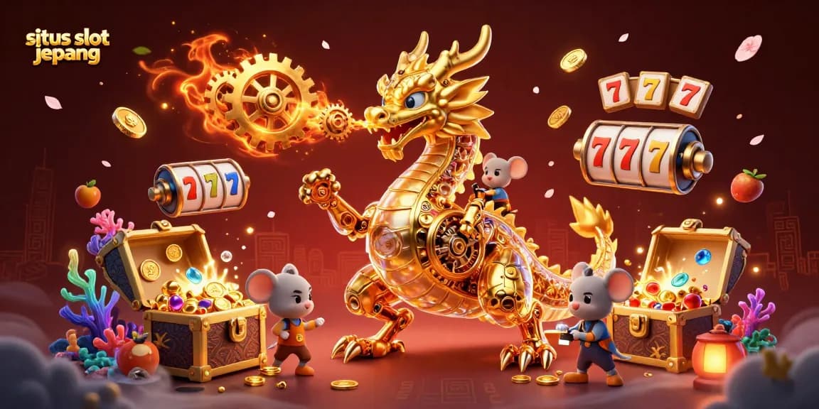 Experience interactive thrills with the situs slot jepang revealing vibrant slot reels and stunning casino elements.