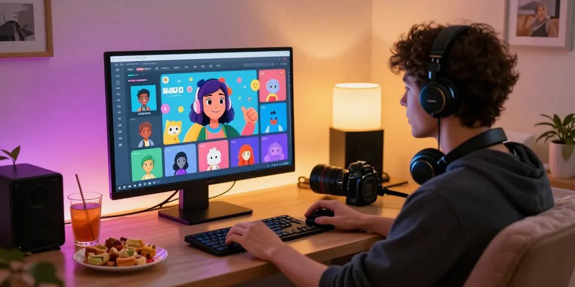 Interactive session with nsfw character ai showcasing vibrant avatars and customizable settings in a cozy virtual chat room.