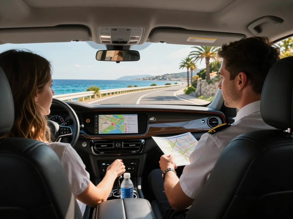 Profiter d'une expérience de taxi luxueuse à Saint Tropez avec des vues côtières époustouflantes et un service haut de gamme.
