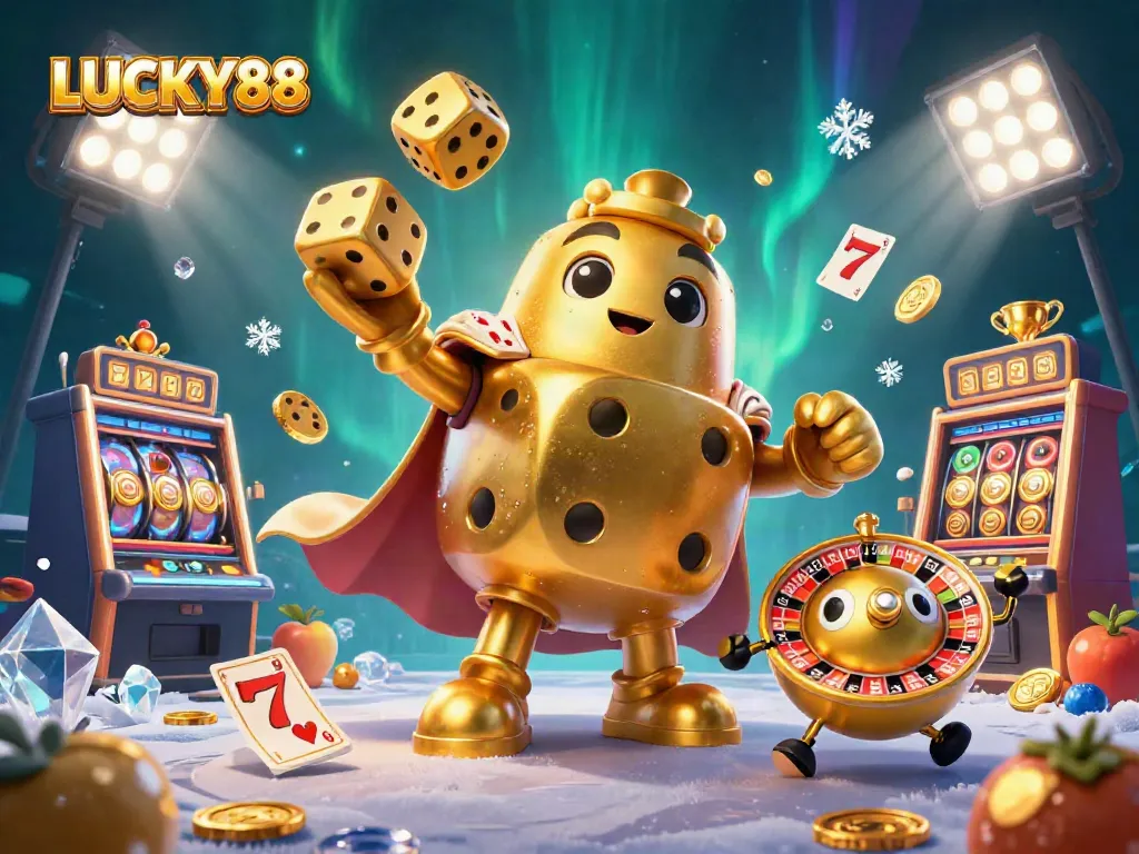 Spin and win with LUCKY88 in an immersive casino adventure with vibrant game elements!