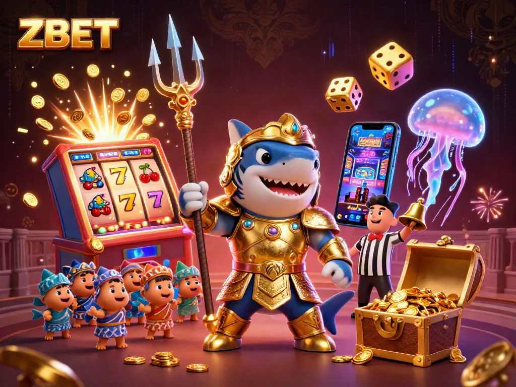 ZBET showcases an engaging underwater casino adventure with vibrant characters and stunning graphics.