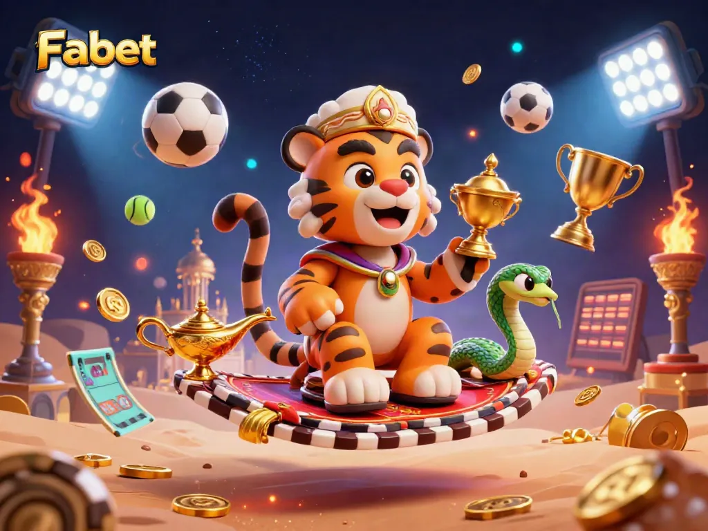 Engage with exciting bets at Fabet's vibrant casino environment filled with sports action.